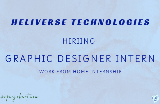Graphic Designer Work from Home Internship