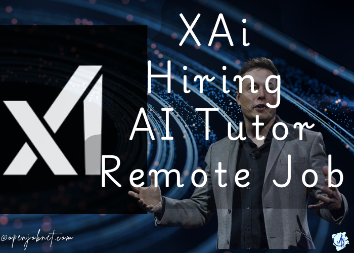 xAI Tutor Job xAI Tutor Job
