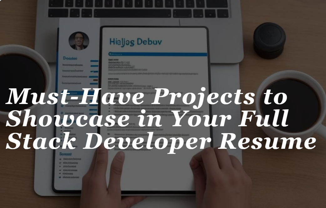 Projects to Showcase in Your Full Stack Developer