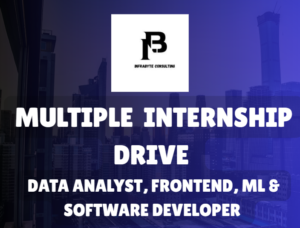 Infrabyte Off-Campus Internship Drive for Data Analyst, Frontend, ML & Software Developer